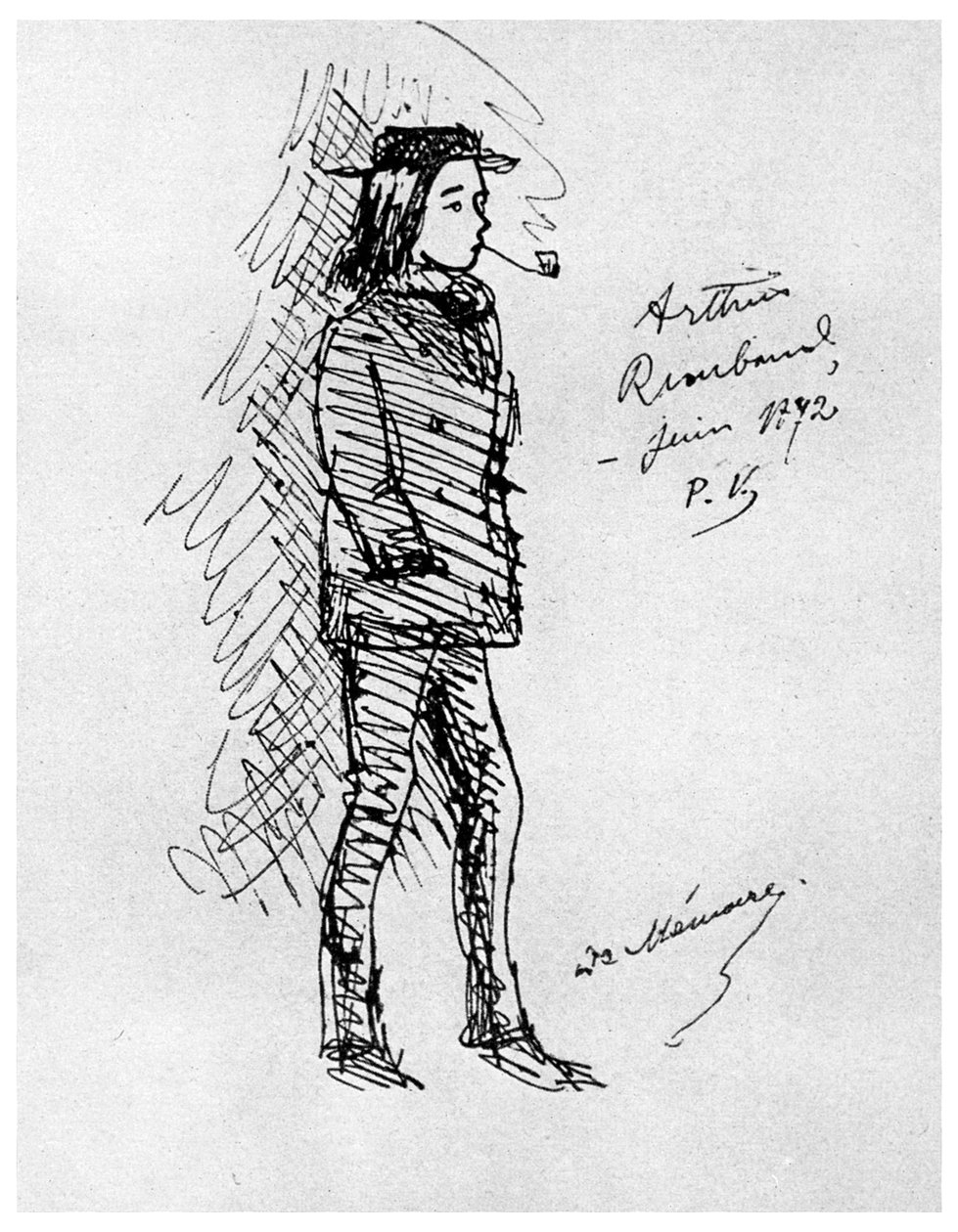 Arthur Rimbaud, fransk poet och äventyrare, 1895 1956 av Unbekannt