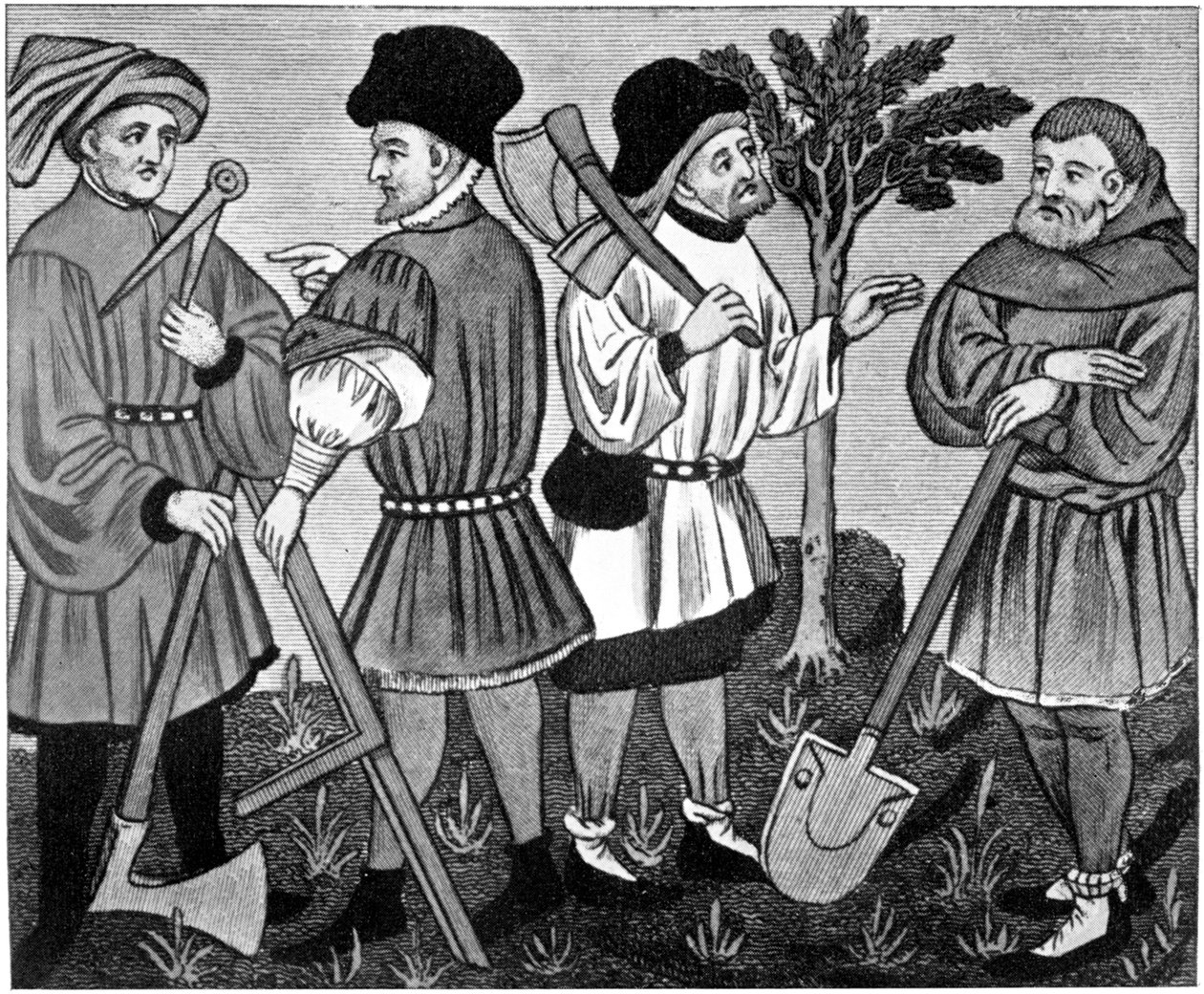 Artificers, 1400-talet, 1910 av Unbekannt