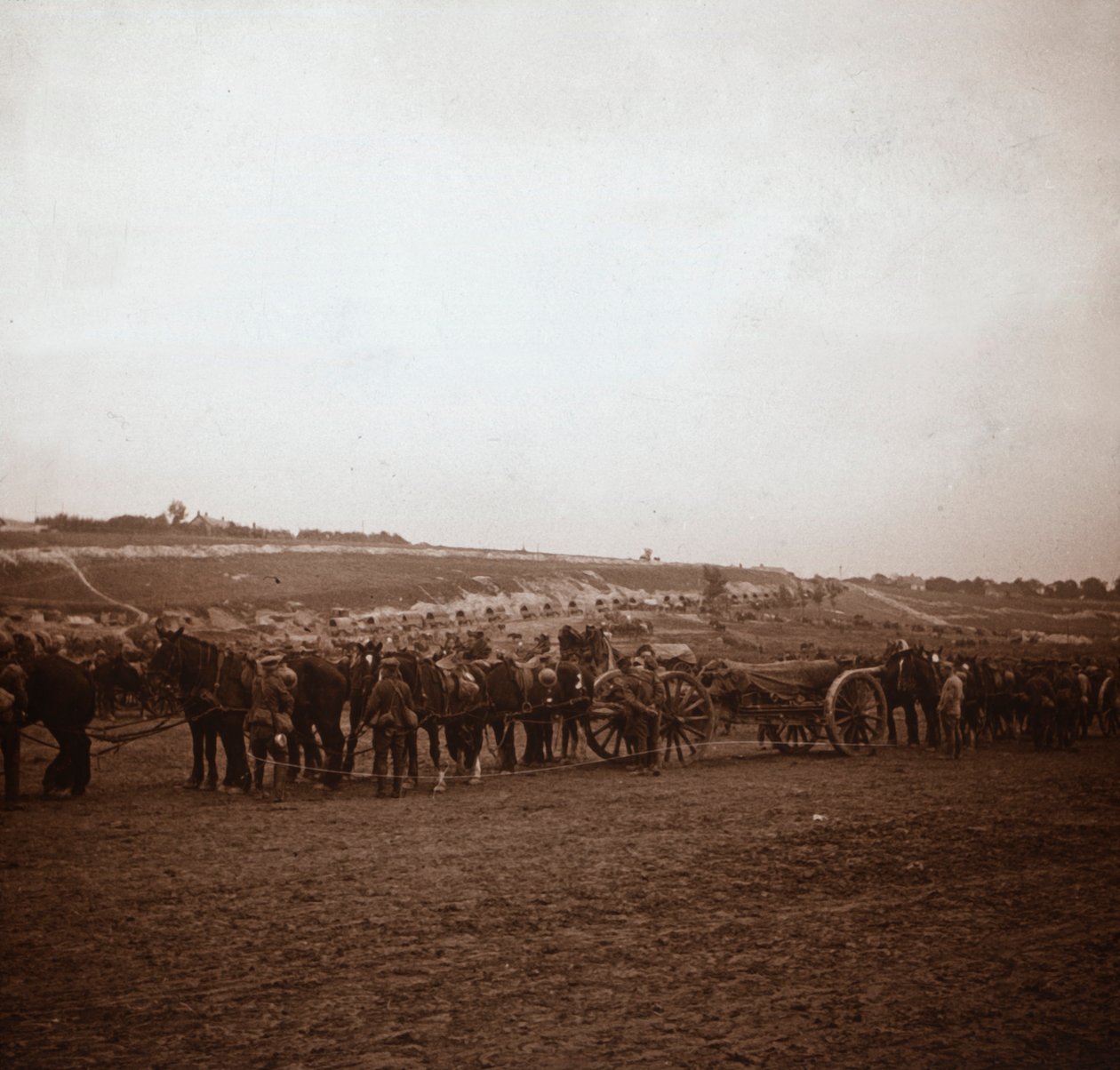 Artilleri, Genicourt, norra Frankrike, c1914-c1918 av Unbekannt