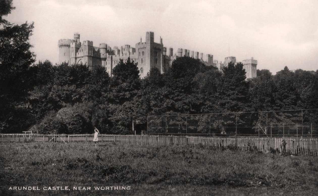 Arundel Castle, West Sussex, tidigt 1900-tal av Unbekannt