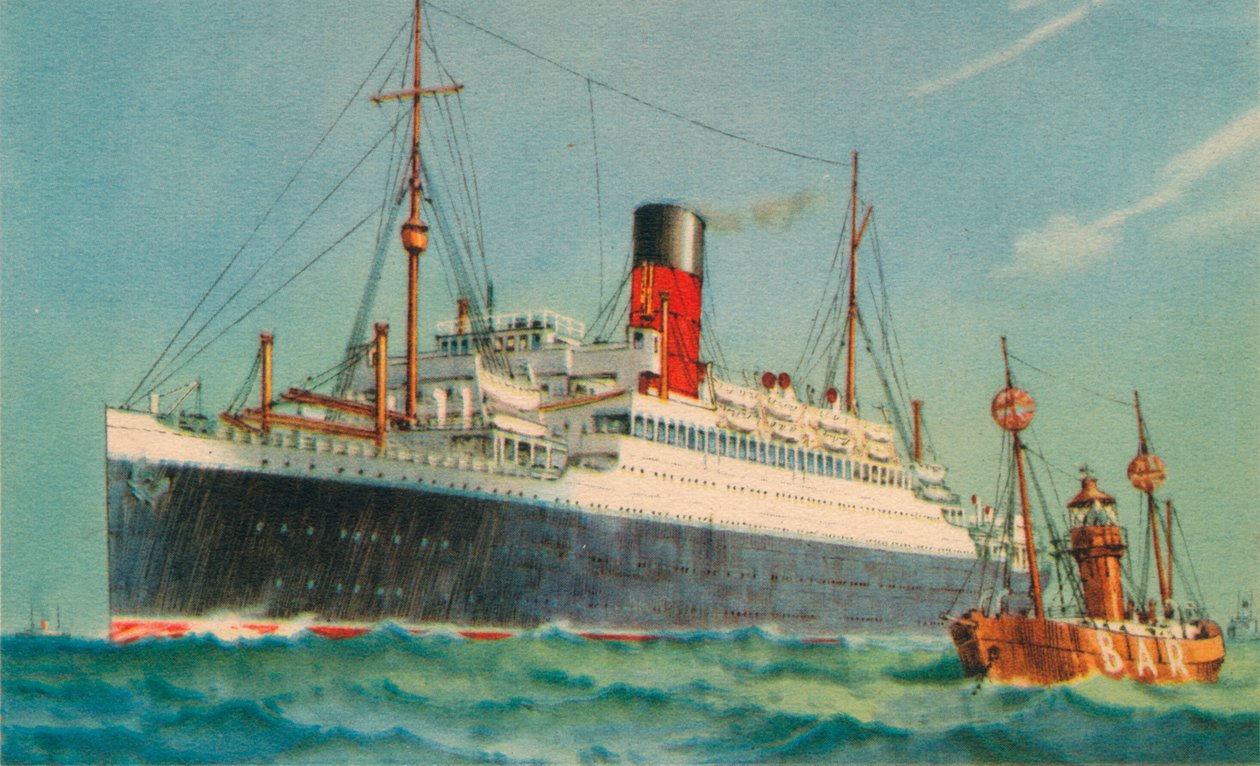 Ascania, Cunard White Star, 1920-talet av Unbekannt