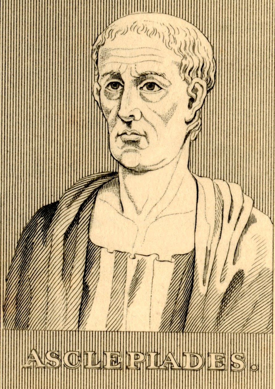Asclepiades, c124-40 f.Kr., 1830. av Unbekannt
