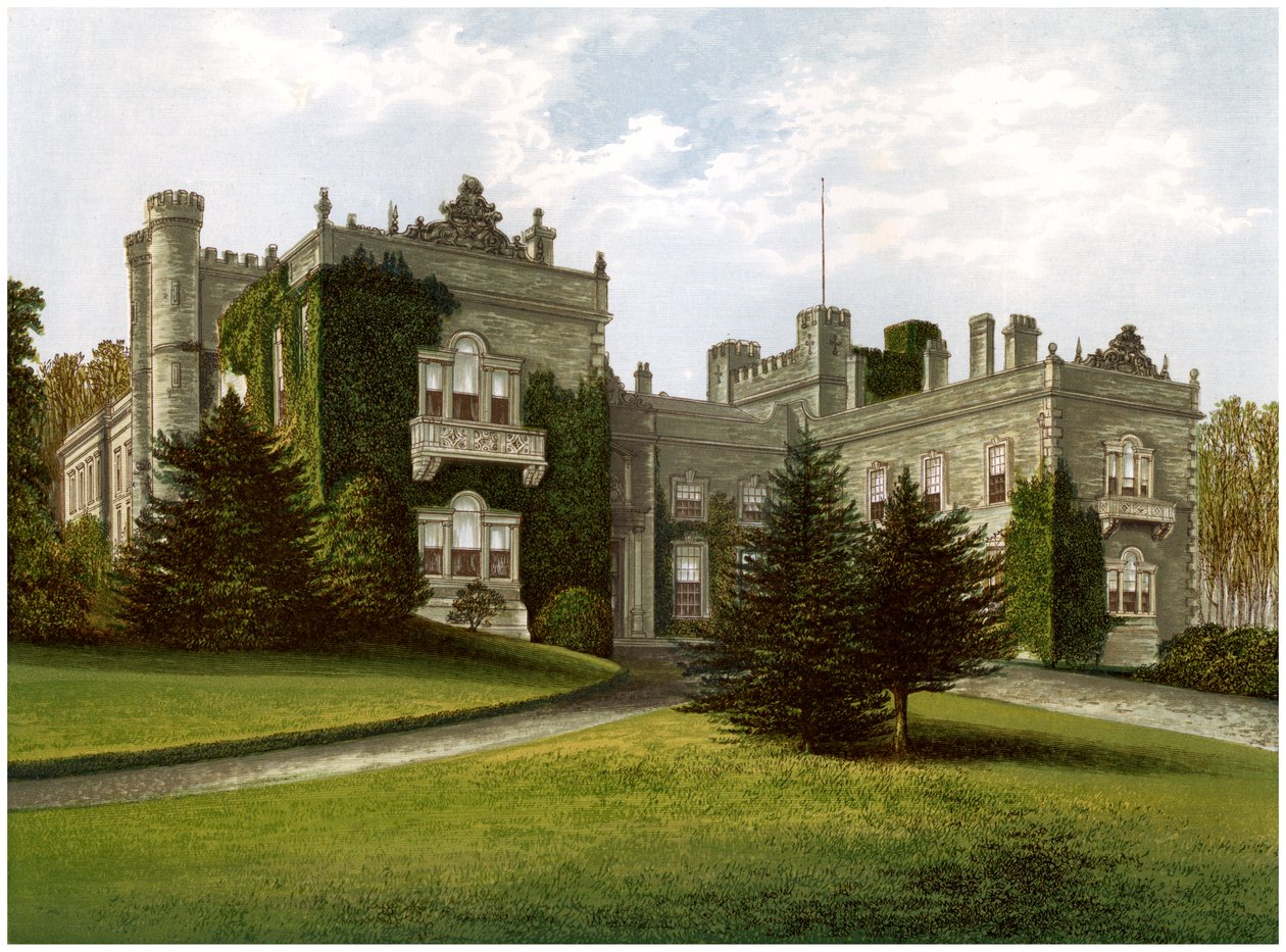 Aske Hall, Yorkshire, hem för Earl of Zetland, c1880 av Unbekannt