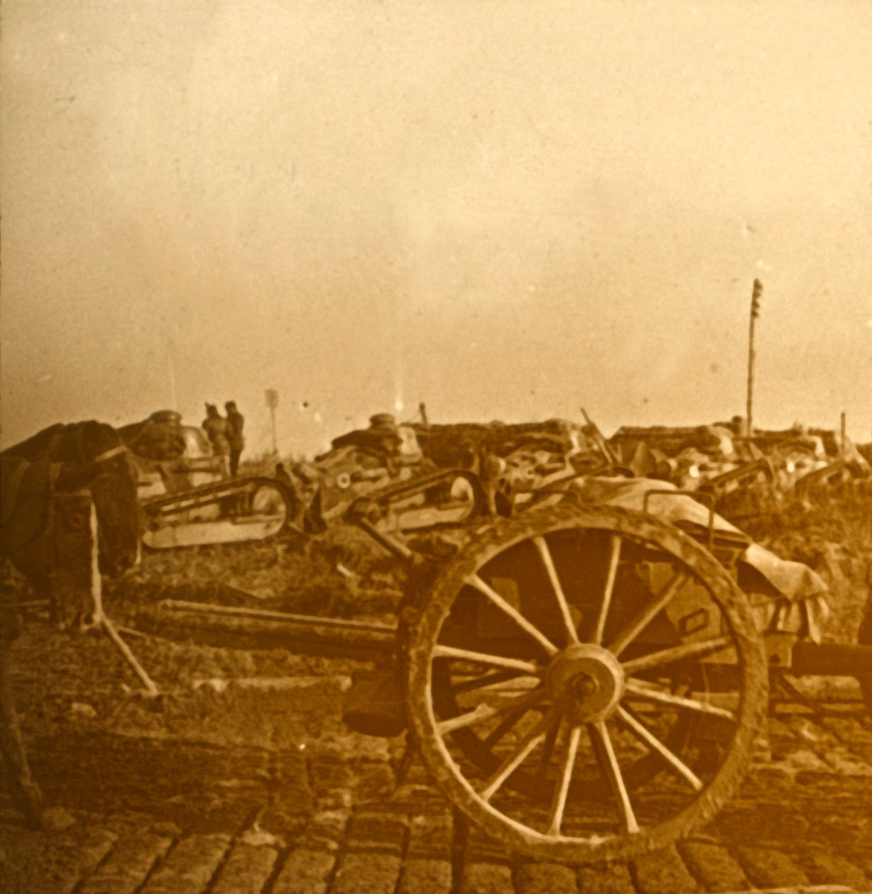Montering av tankar, c1914-c1918 av Unbekannt