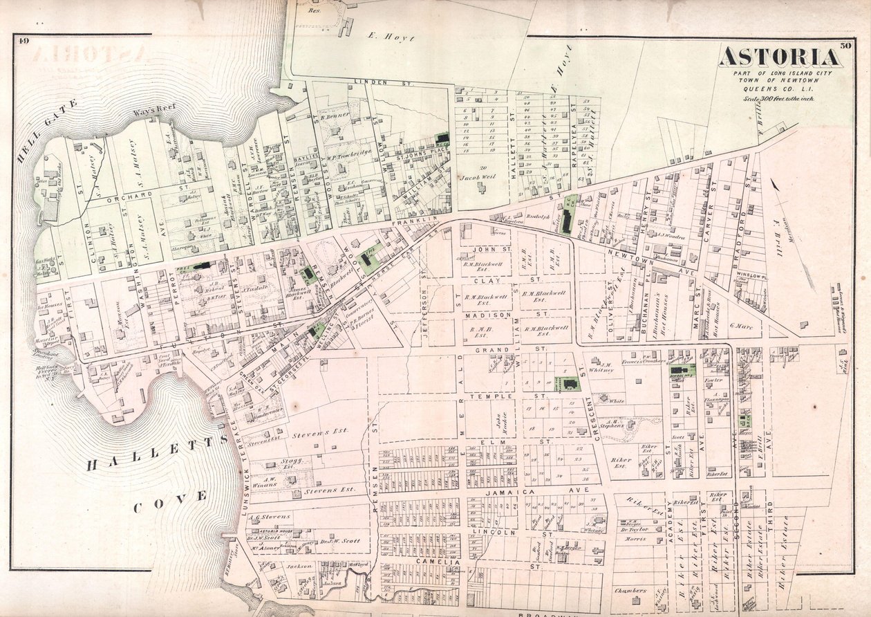 Astoria, en del av Long Island City, staden Newtown, Queens, Co. L.I av Unbekannt