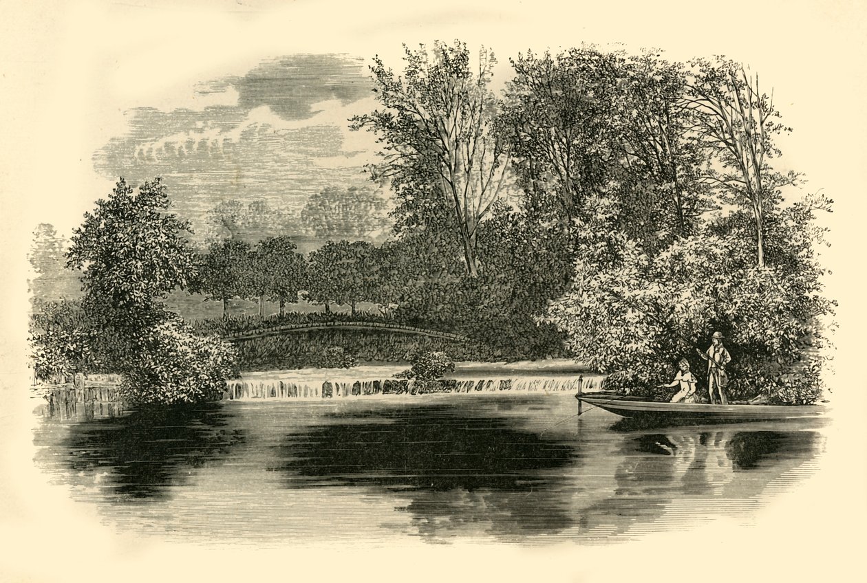 Vid Cleeve, på Themsen, c1890. av Unbekannt