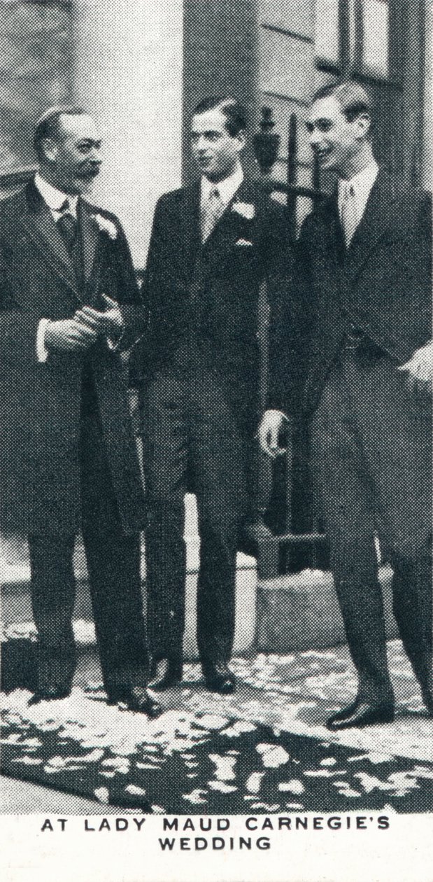 Vid Lady Maud Carnegies bröllop, 1923 1937 av Unbekannt