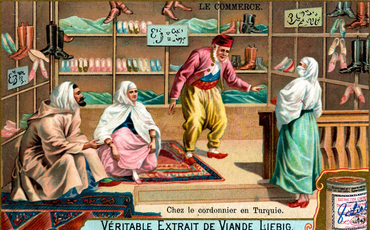 Hos en skomakare i Turkiet, ca 1900 av Unbekannt
