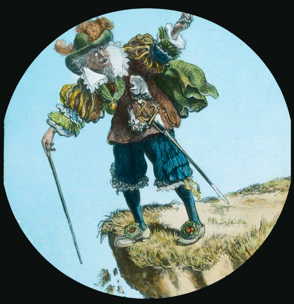 Ateist möter Pilgrim, c1910. av Unbekannt