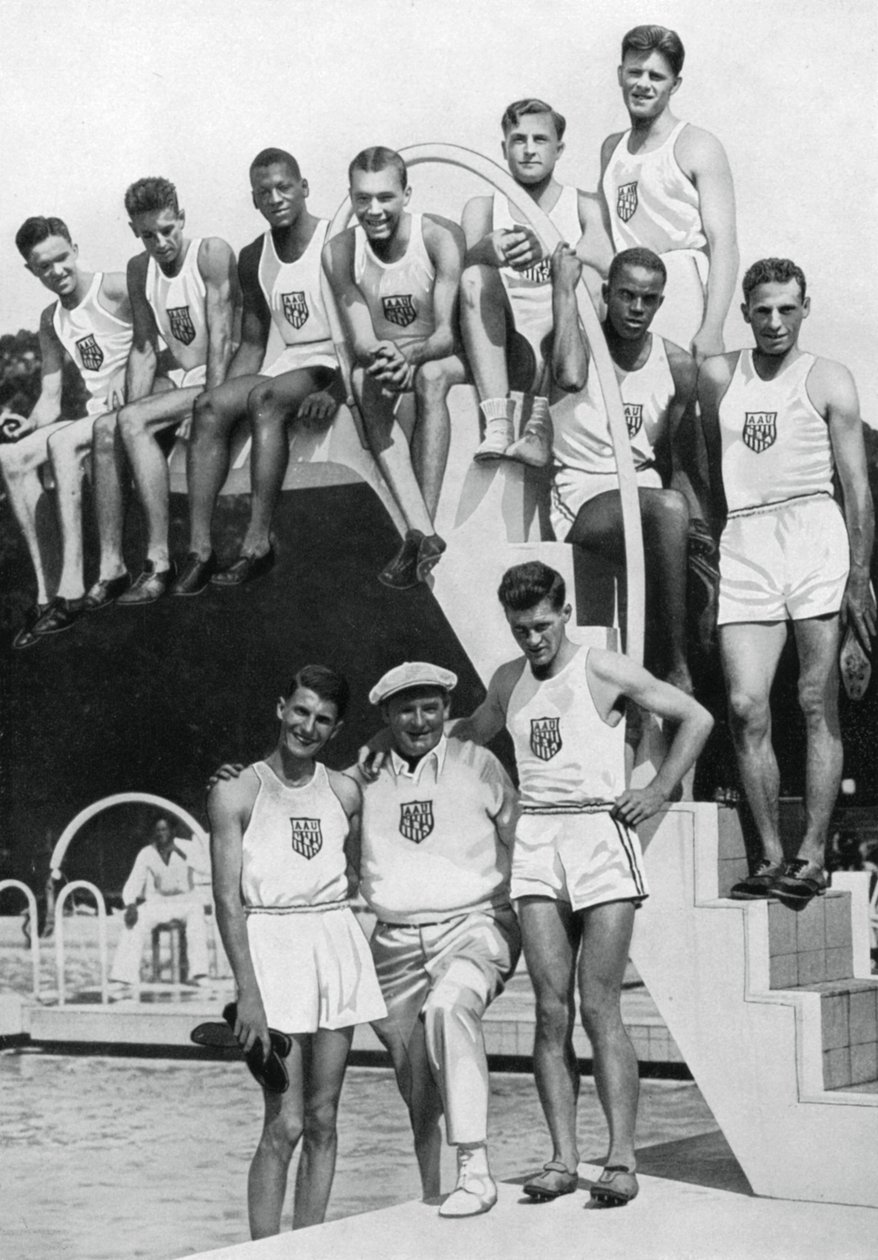 Idrottare vid USA:s olympiska försök, 1932, 1936 av Unbekannt