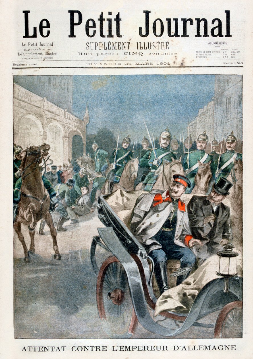 Attack mot kejsaren av Tyskland, 1901 av Unbekannt