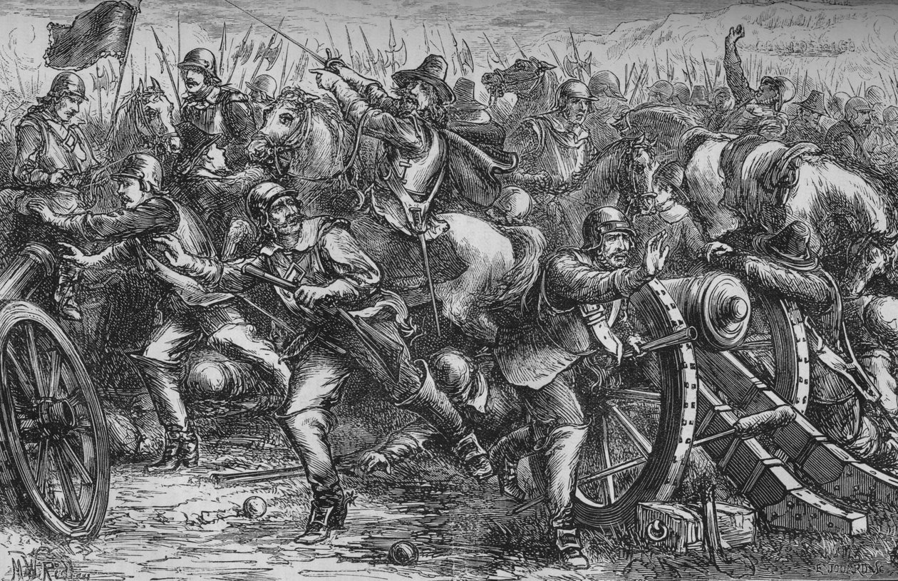 Attack på Leith, c1560, c1880 av Unbekannt