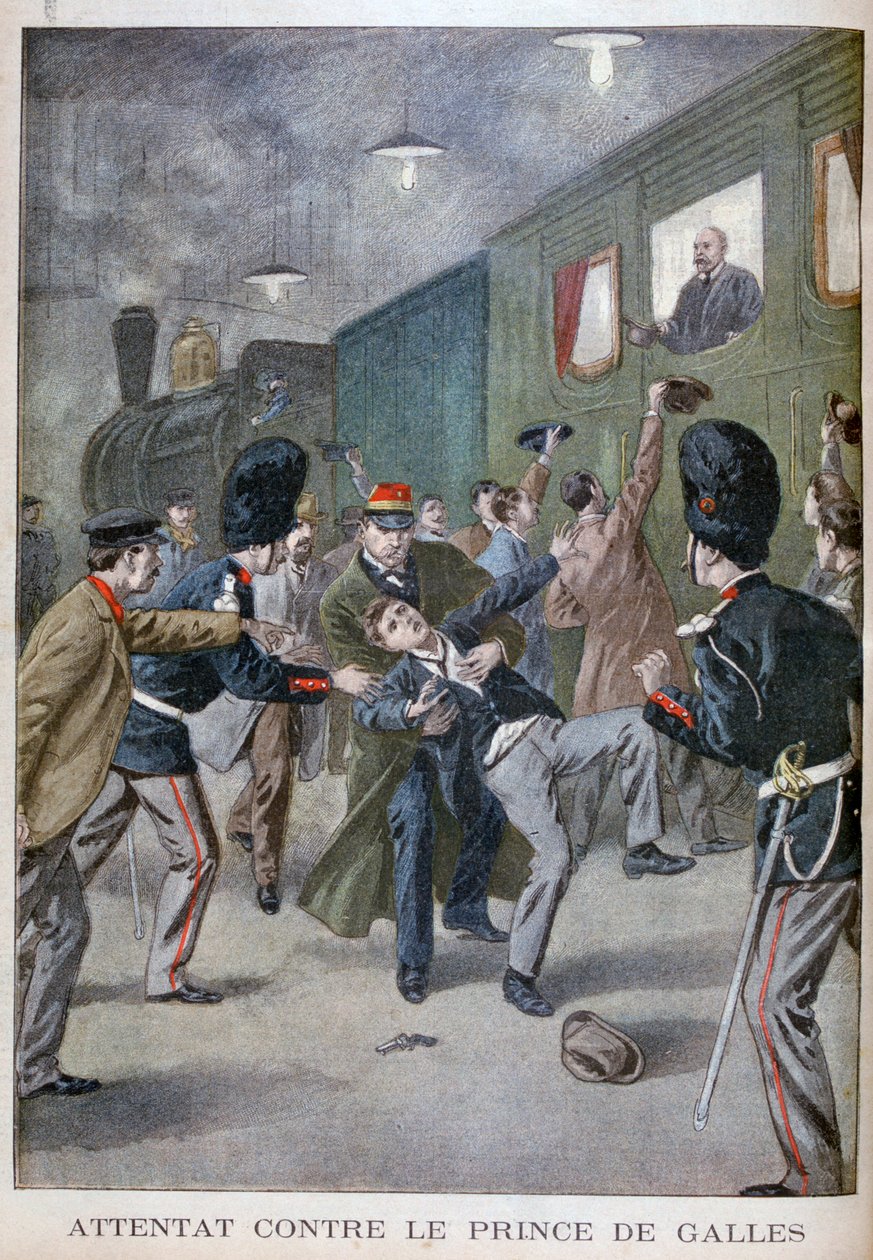 Försök till attack mot Edward, Prince of Wales i Bryssel, 1900 av Unbekannt