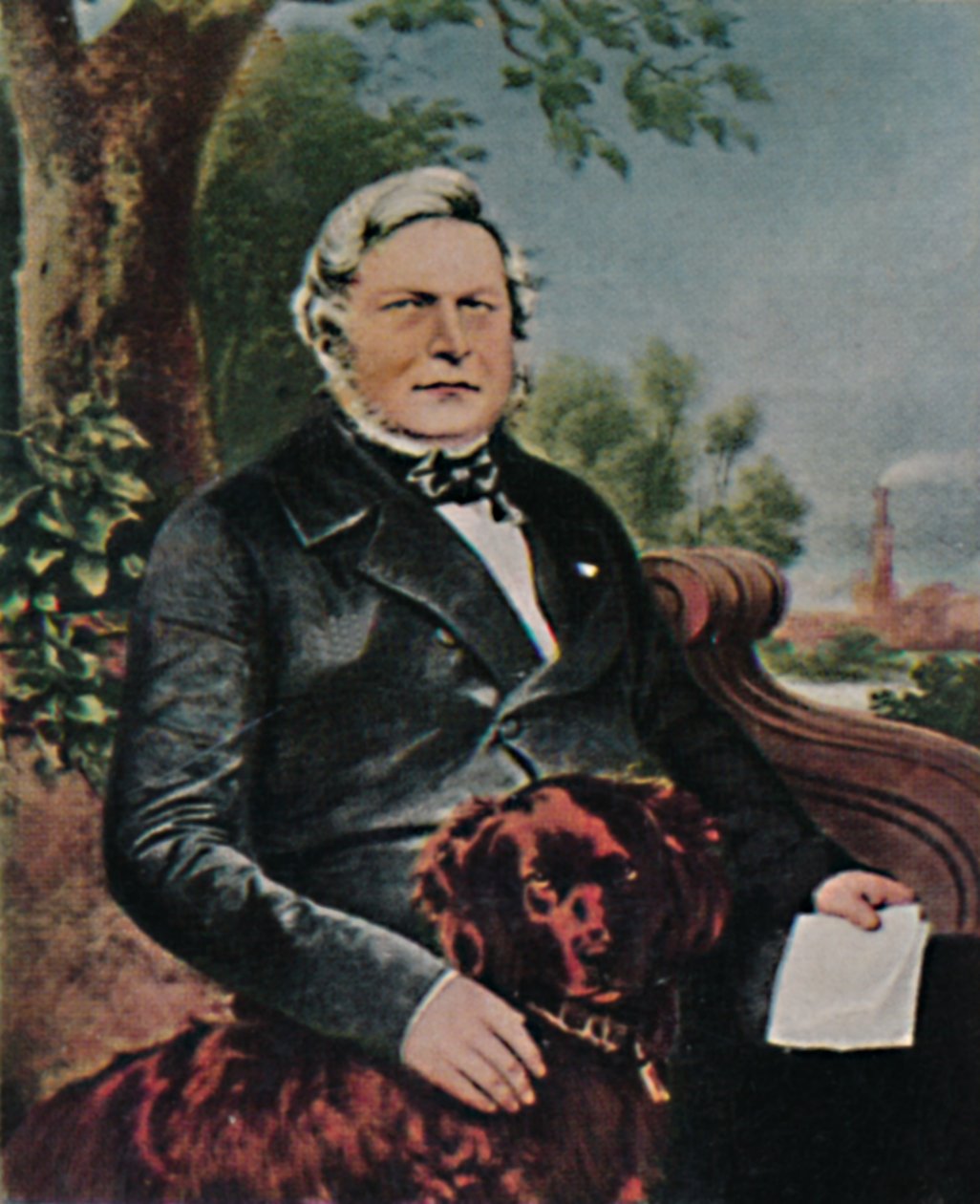 August Borsig 1804-1854. - Målning av Kruger, 1934. av Unbekannt
