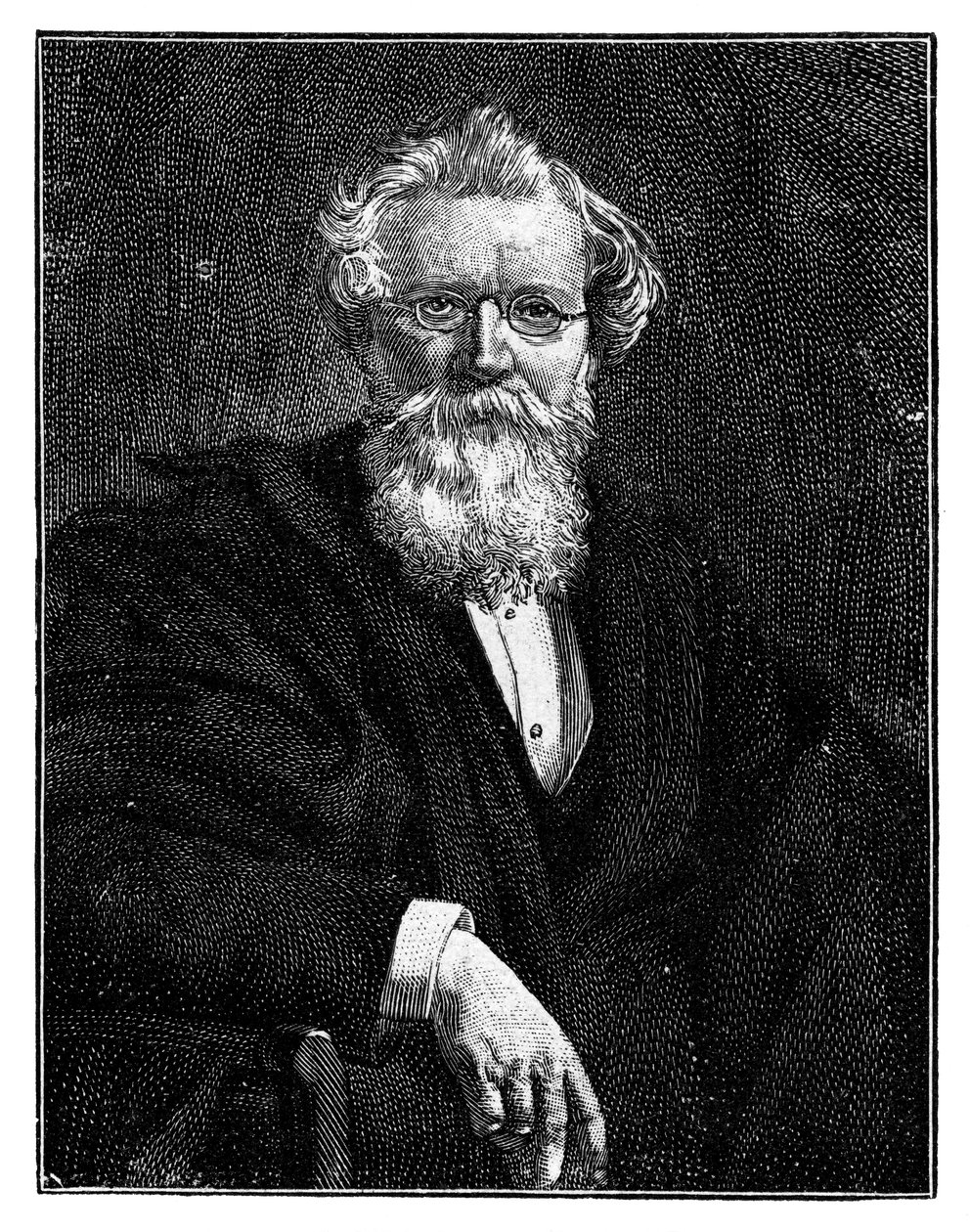 August Wilhelm von Hofmann, tysk organisk kemist från 1800-talet, 1900 av Unbekannt
