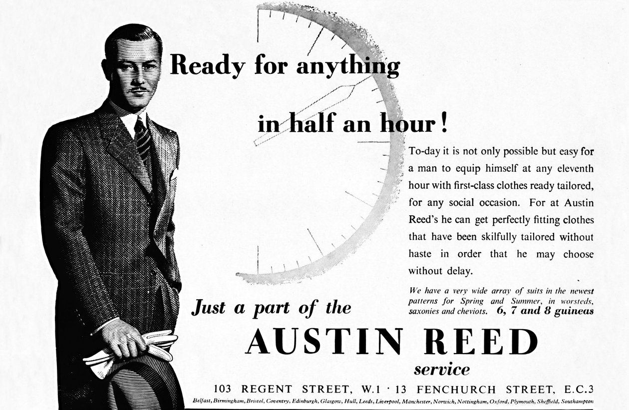 Austin Reed - Redo för allt på en halvtimme, 1937 av Unbekannt