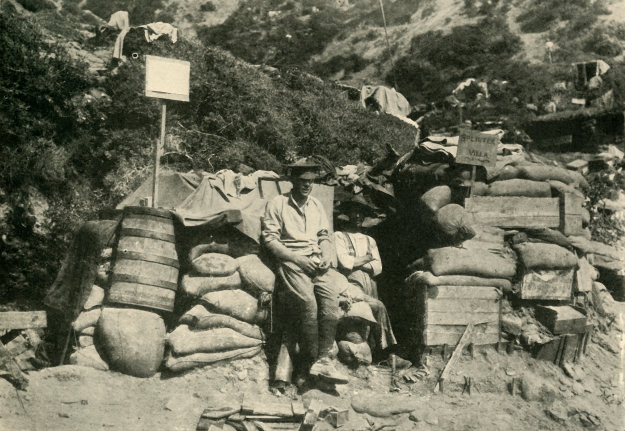 Australiska trupper i Turkiet, första världskriget, 1915, c1920. av Unbekannt