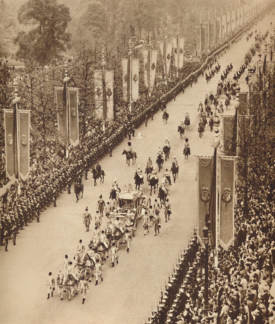 Avenue of Banners, 12 maj 1937 av Unbekannt