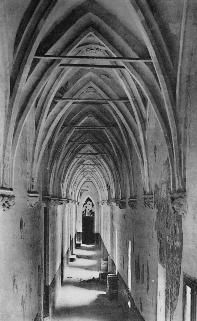 Avignon - Popes Palace. - Conclave Gallery, c1925 av Unbekannt