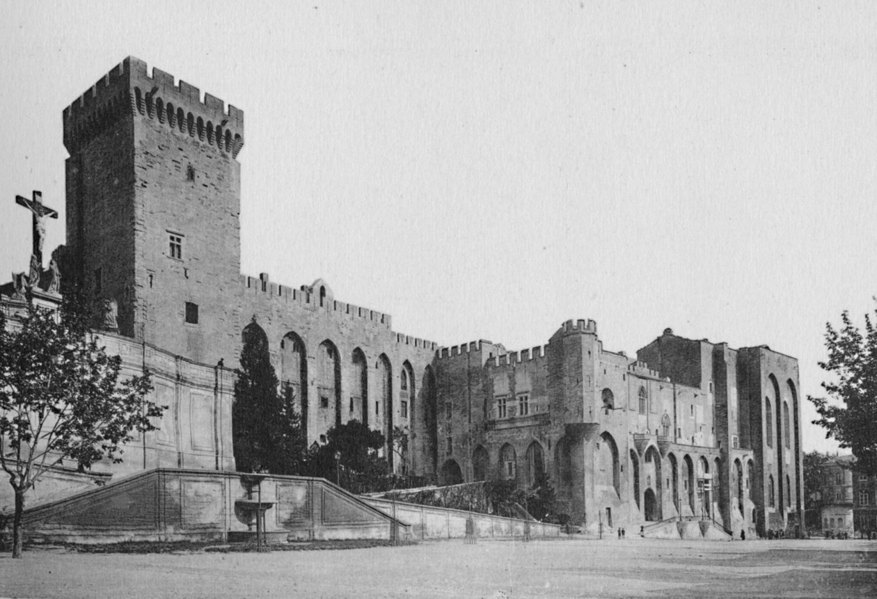 Avignon - Popes Palace, c1925 av Unbekannt