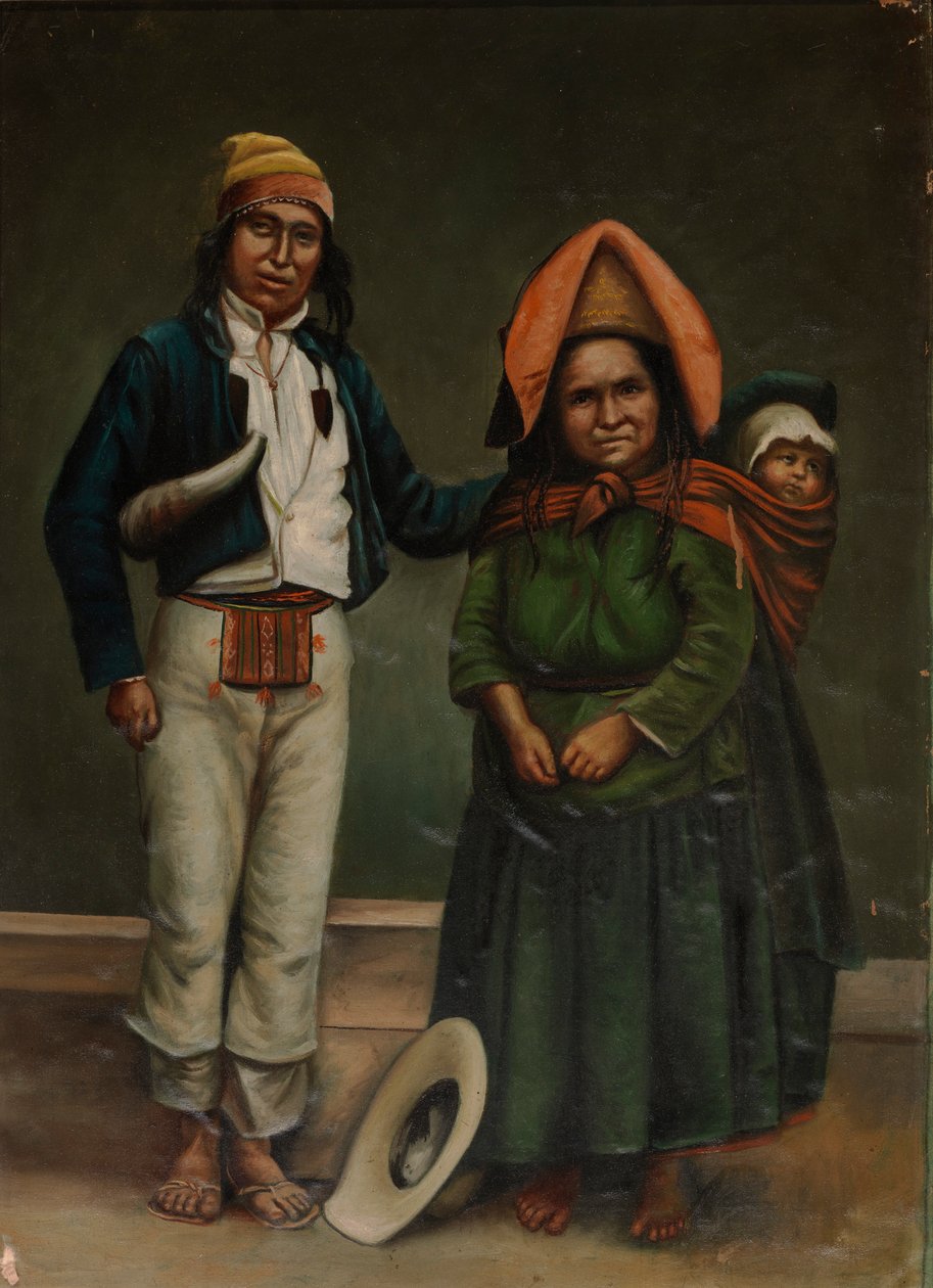 Aymara-indianer, ca. 1890-1892. av Unbekannt