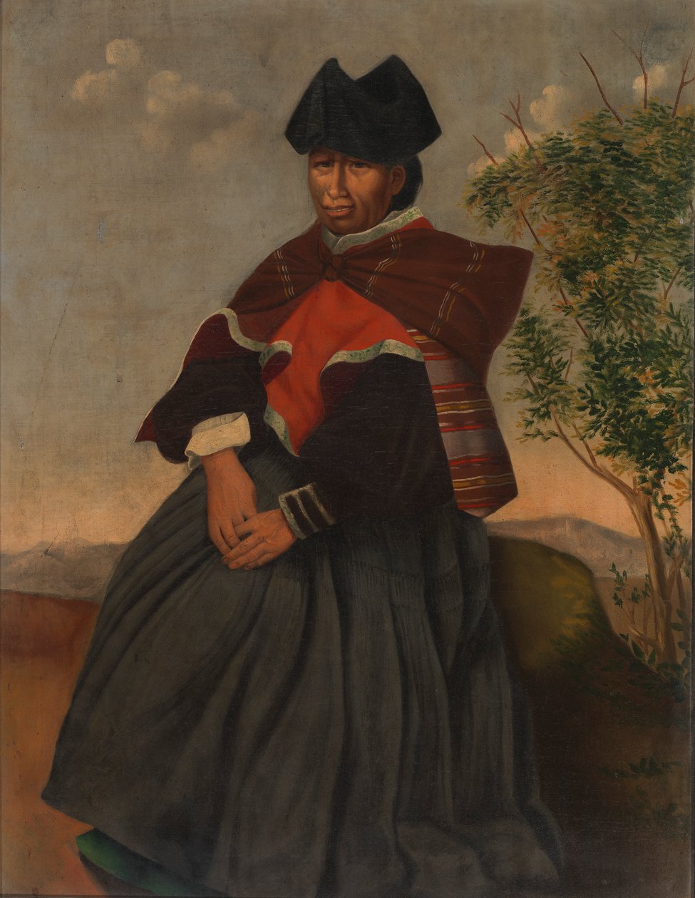 Aymara kvinna, ca. 1890-1892. av Unbekannt