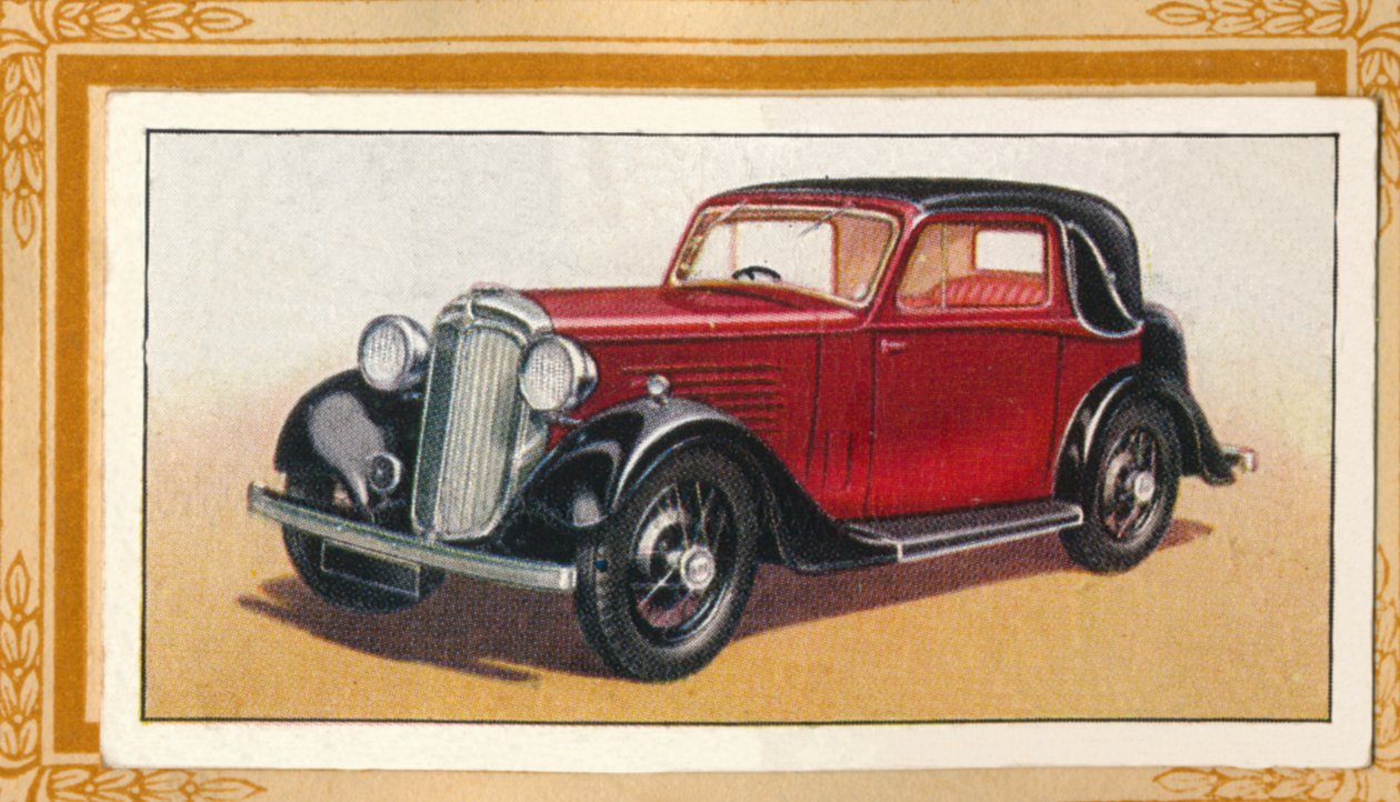 B.S.A. 10 Coupé med fast huvud, c1936 av Unbekannt