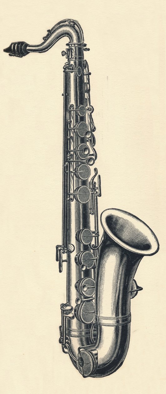 B tenorsaxofon, 1895. av Unbekannt