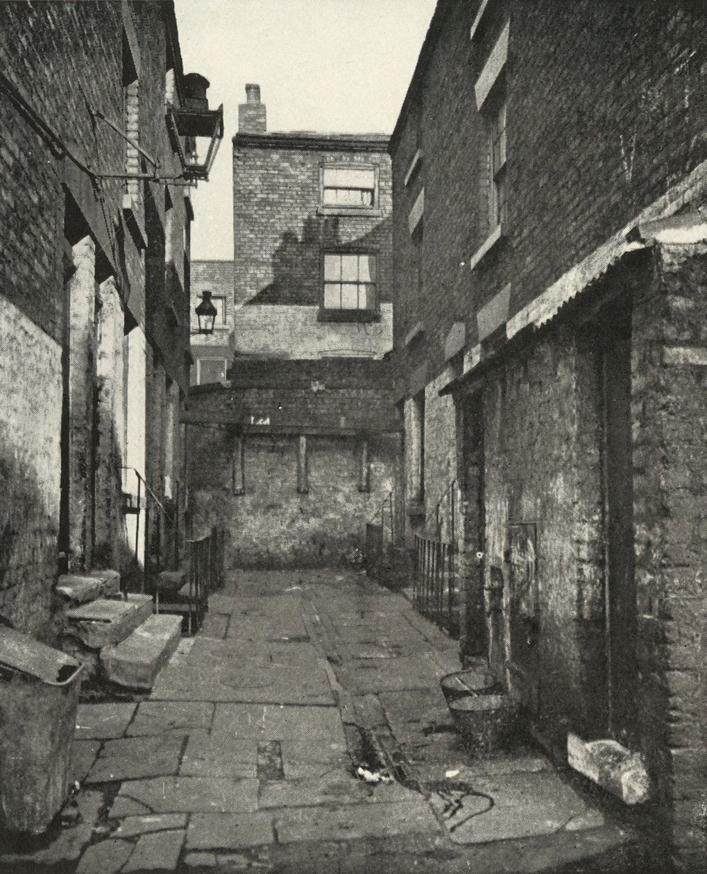 Back-to-Back-hus i norra England, 1938 av Unbekannt