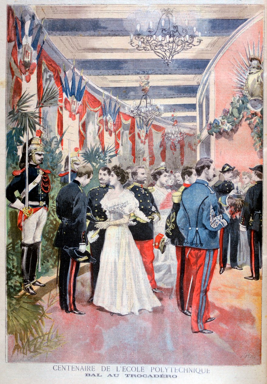 Bal som firar ett århundrade av yrkeshögskolan, Trocadero, Paris, 1894 av Unbekannt
