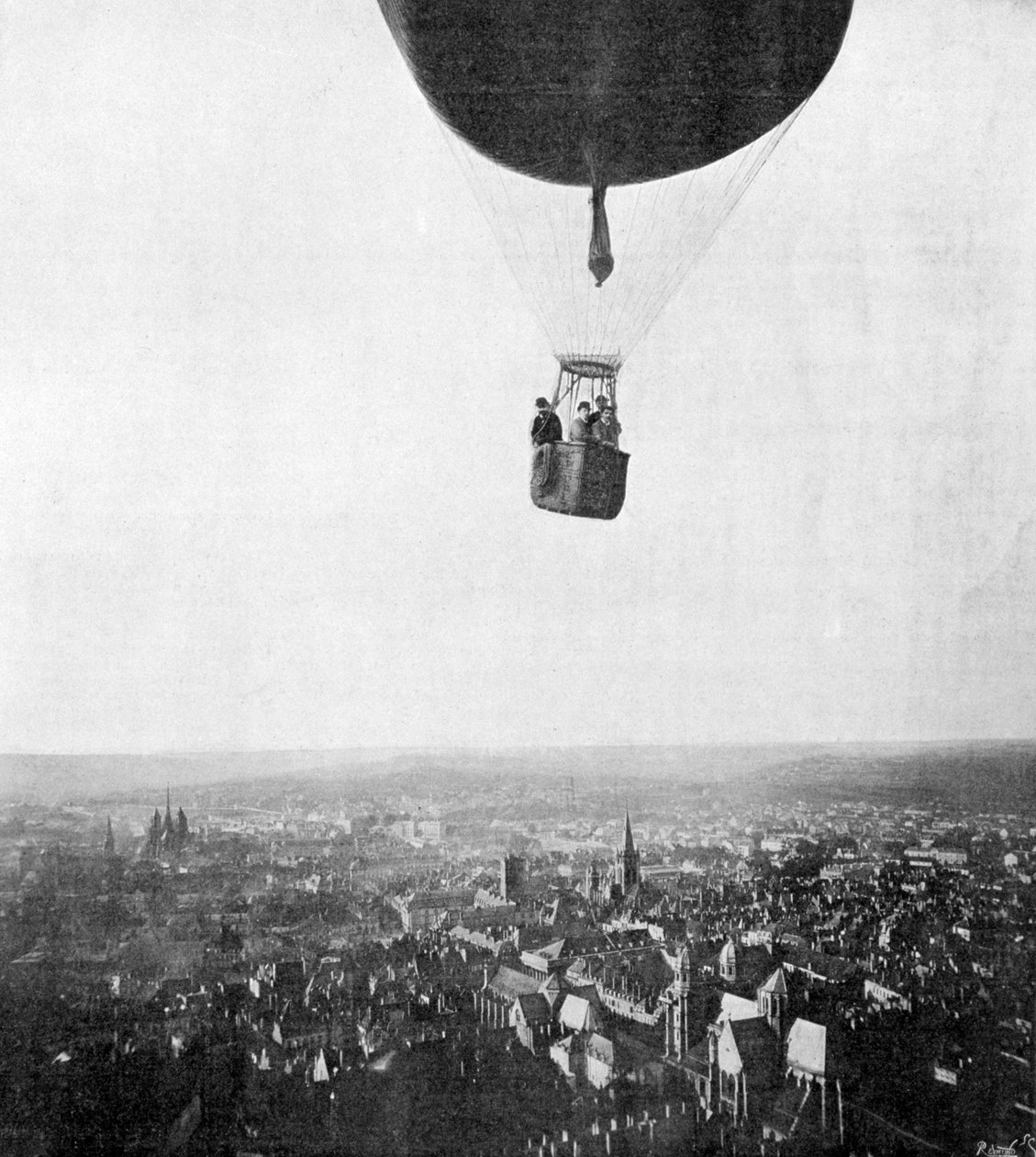 Ballong från Aero Club, 18 mars 1899 av Unbekannt