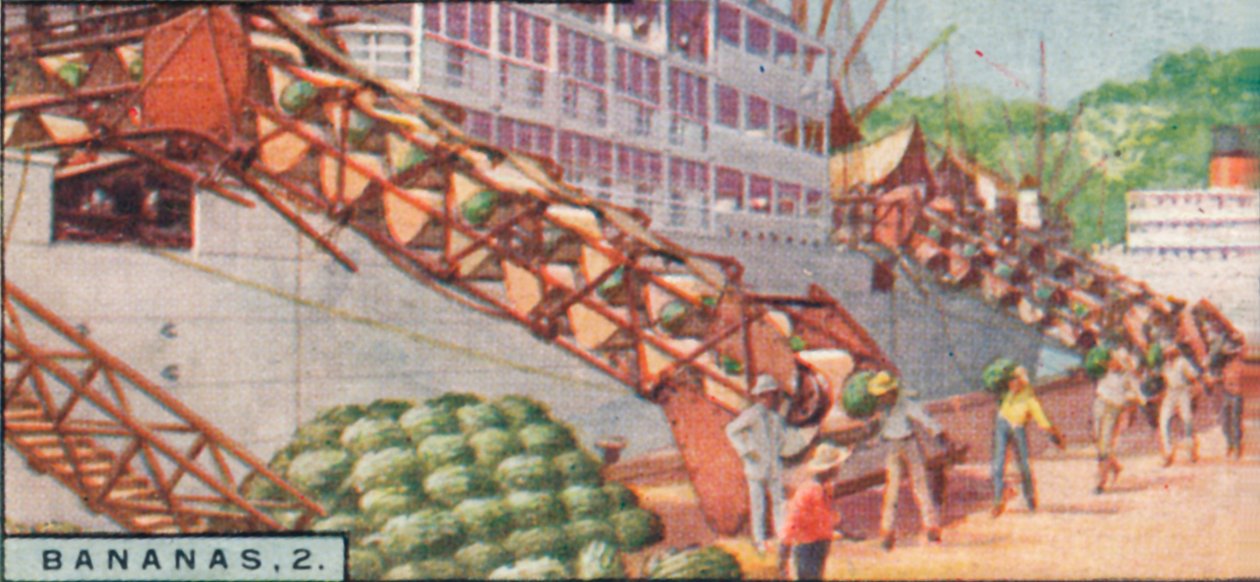 Bananas 2. - Lastar ett ångfartyg, Costa Rica, 1928 av Unbekannt