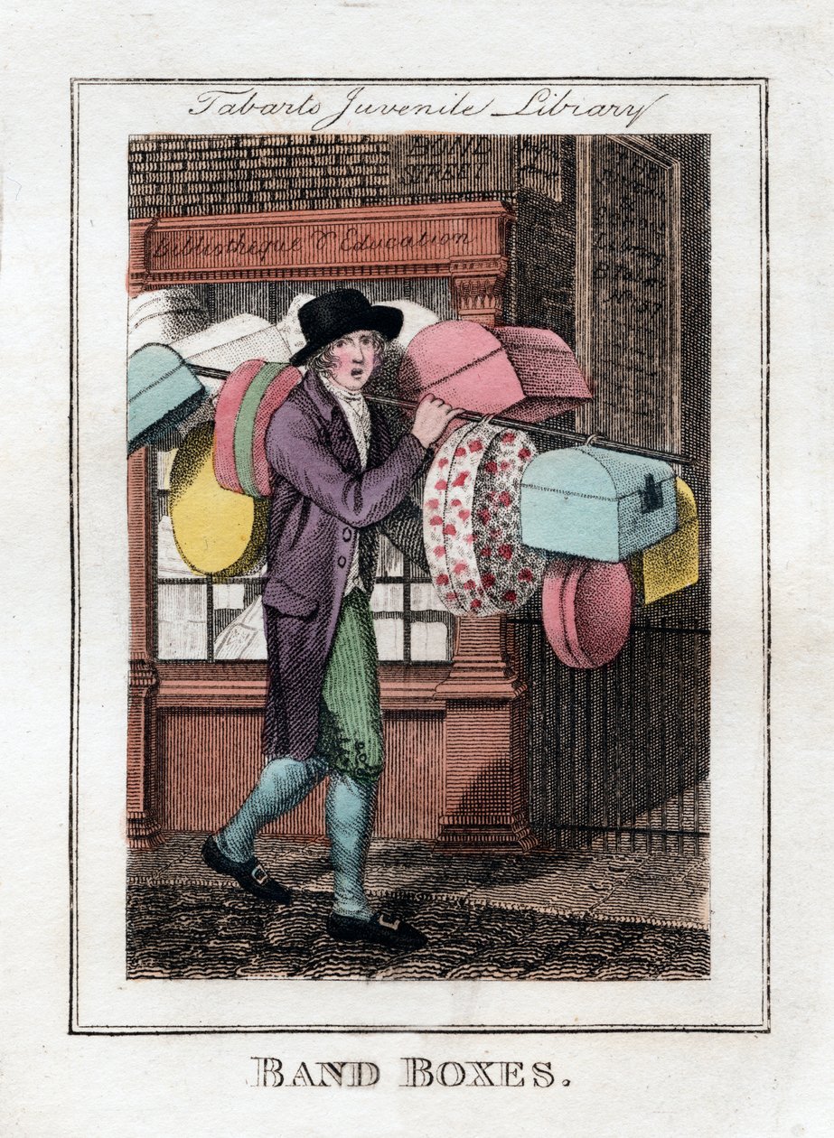 Bandboxar, Tabarts Juvenile Library, London, 1805 av Unbekannt