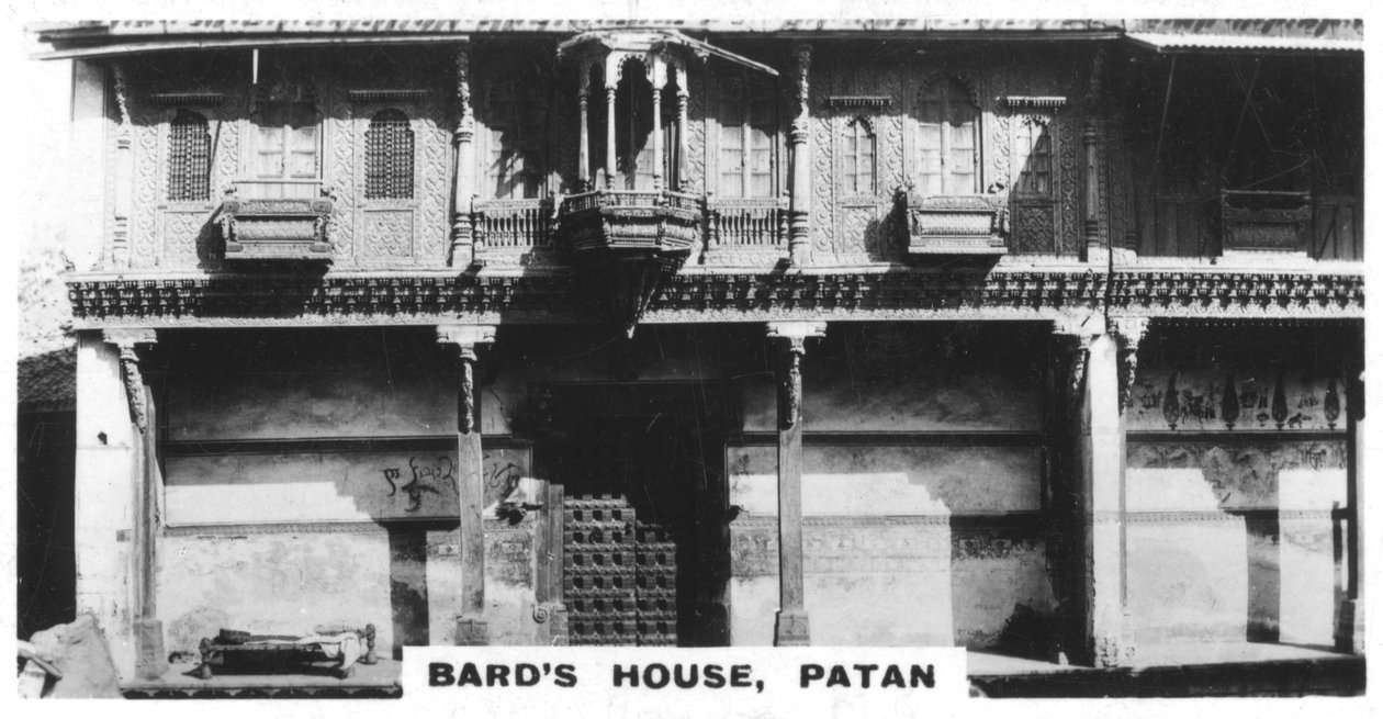 Bards house, Patan, Indien, c1925 av Unbekannt