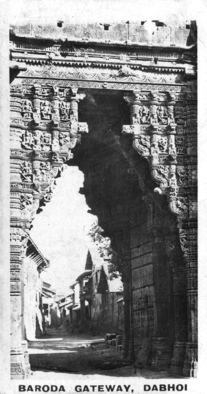 Baroda Gateway, Dabhoi, Gujarat, Indien, c1925 av Unbekannt