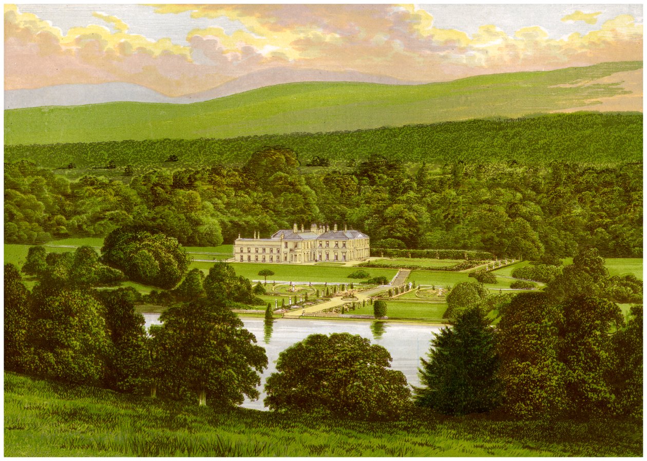 Barons Court, County Tyrone, Nordirland, hem för hertigen av Abercorn, c1880 av Unbekannt