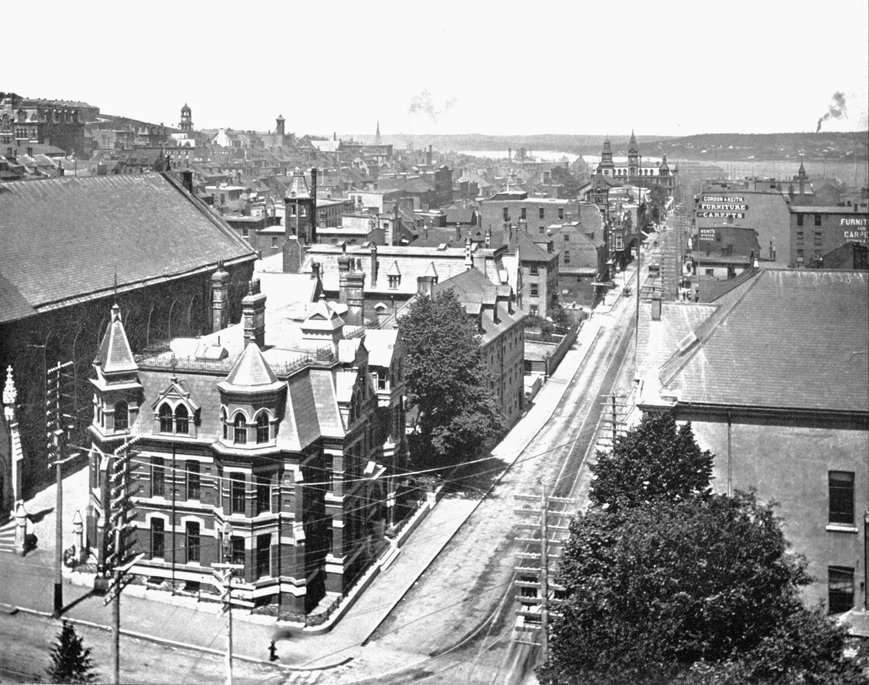 Barrington Street, Halifax, Nova Scotia, Kanada, c1900. av Unbekannt