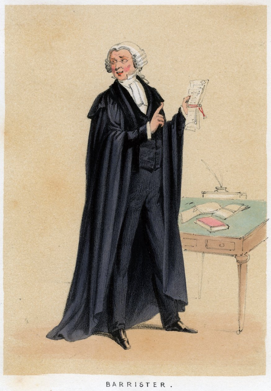 advokat, 1855 av Unbekannt