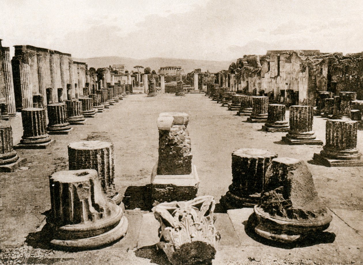 Basilikan, Pompeji, Italien, ca 1900-talet av Unbekannt