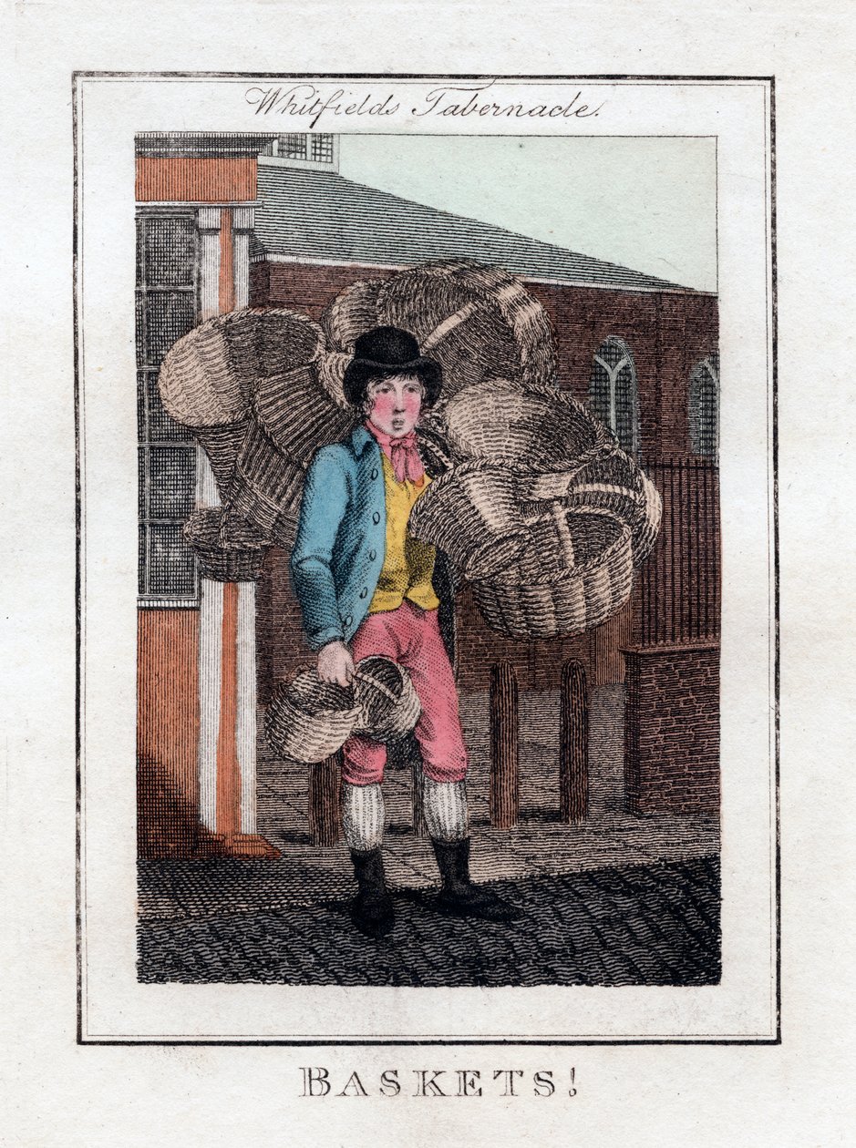 Baskets!, Whitfields Tabernacle, London, 1805 av Unbekannt
