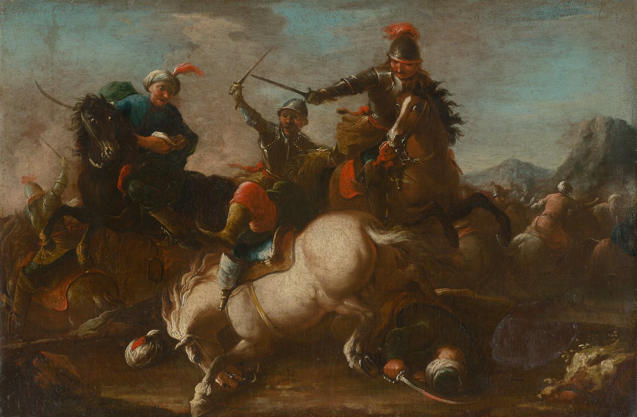 Battle Scene av Unbekannt