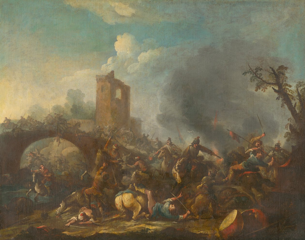 Battle Scene  av Unbekannt