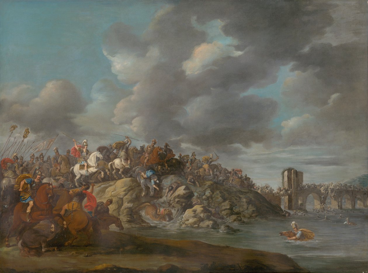 Battle Scene I. av Unbekannt