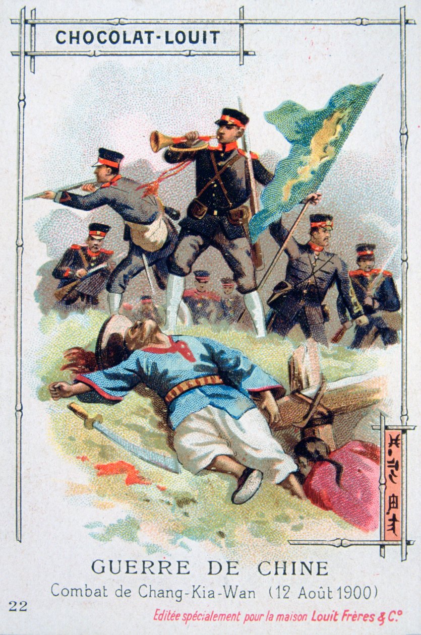 Slaget vid Chang-Kia-Wan, Kina, Boxer Rebellion, 12 augusti 1900 av Unbekannt