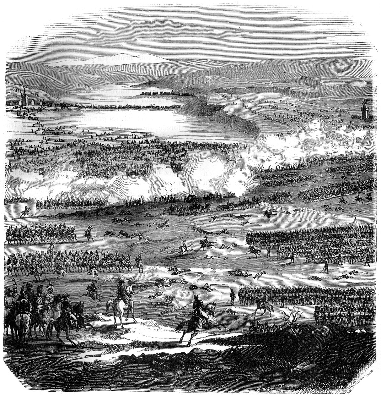 Slaget vid Austerlitz, 2 december 1805 1882-1884 av Unbekannt