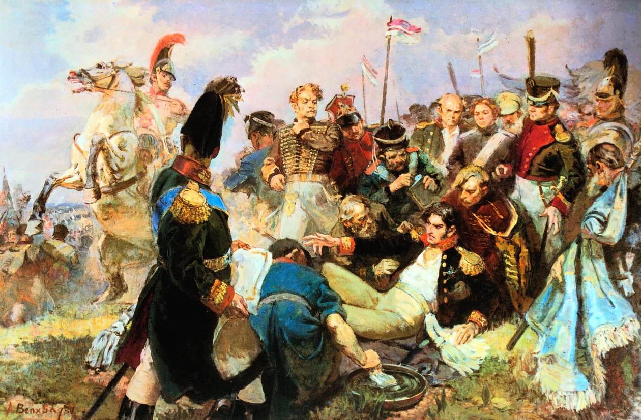 Slaget vid Borodino, 7 september 1812 av Unbekannt