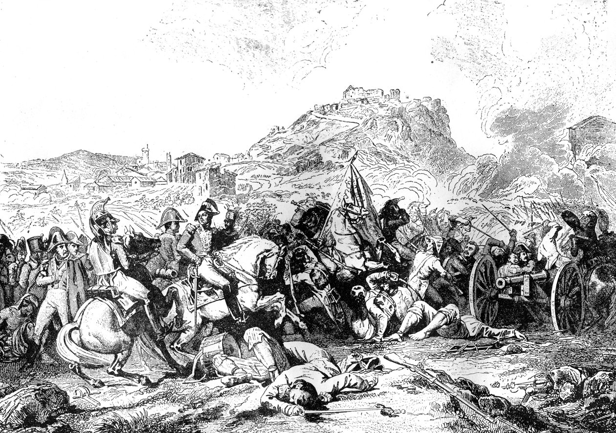 Slaget vid Castalla, Spanien, 21 juli 1812 1882-1884 av Unbekannt