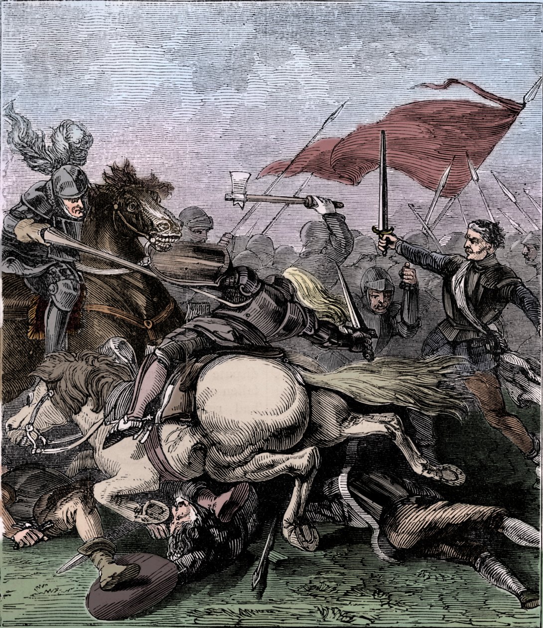 Slaget vid Flodden, 1513, c1910 av Unbekannt
