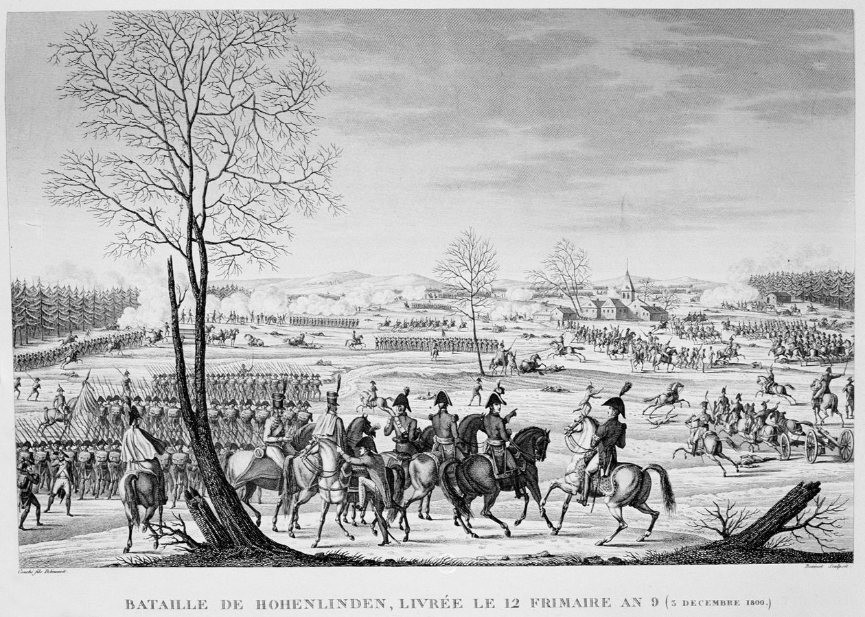 Slaget vid Hohenlinden, 3 december 1800 av Unbekannt