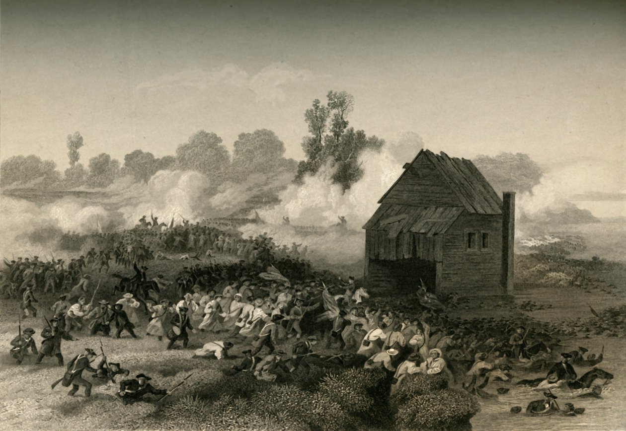 Slaget vid Long Island, 1877. av Unbekannt